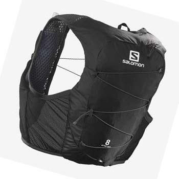 Salomon ACTIVE SKIN 8 Running Packs Női Fekete | HU 3350ZUT